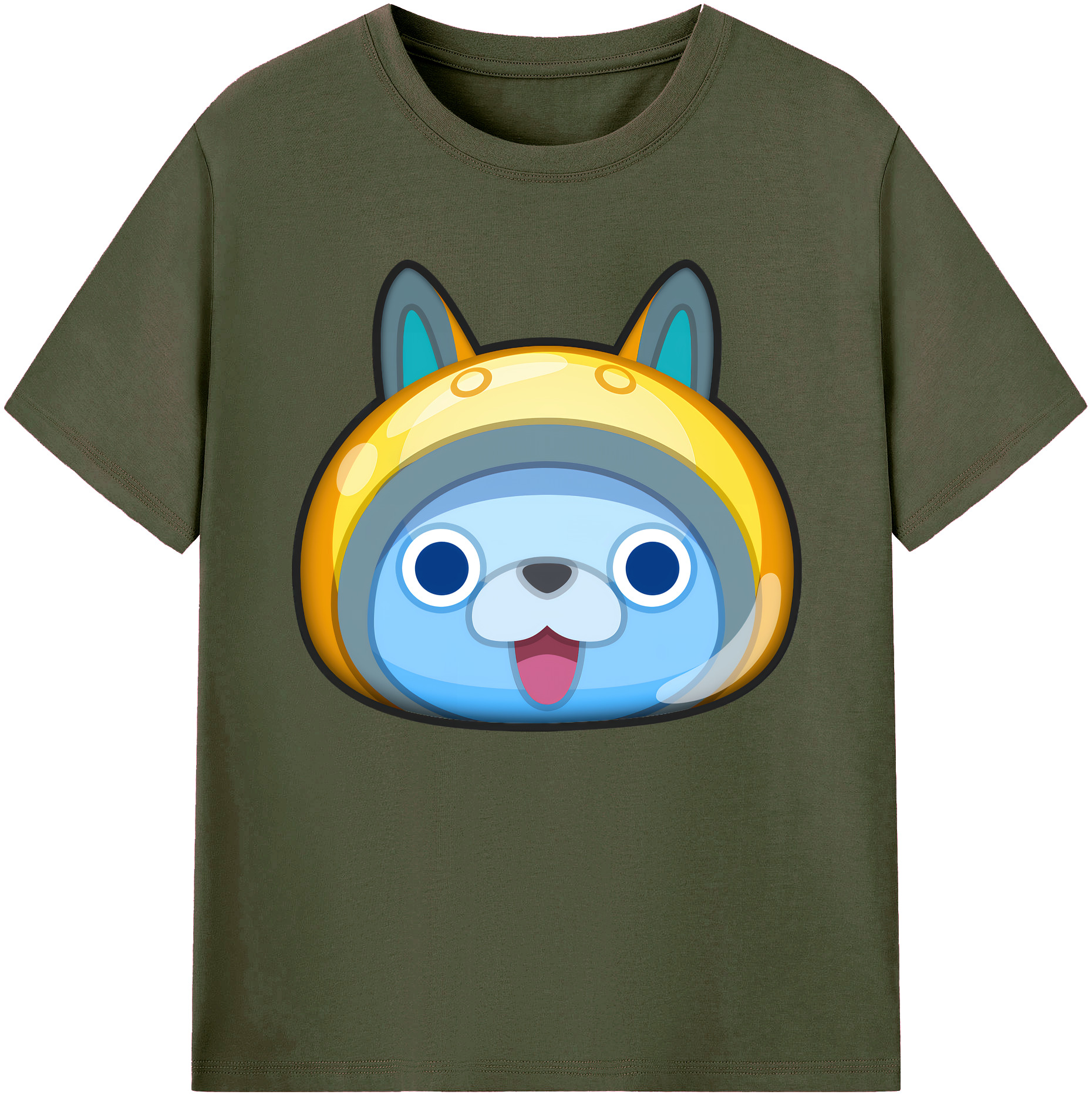 （画像用） 妖怪ウォッチ Yo-kai Watch 綿100％ メンズ半袖Tシャツ｜肌触りやわらか＆通気性